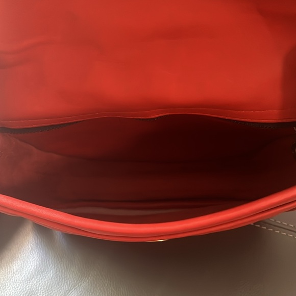 Vintage Coach Red Tailored Pouch # 4110 LightWeights Collection no hangtag - Picture 10 of 16